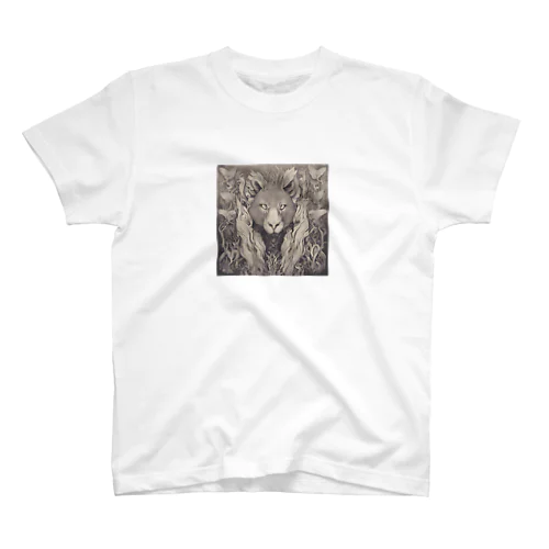 大自然の王者ライオン Regular Fit T-Shirt