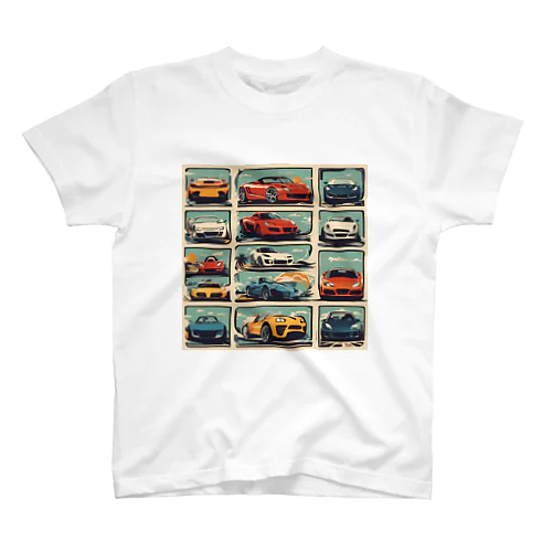 煌めく車たち スタンダードTシャツ