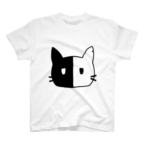 白黒ねこ(通常) Regular Fit T-Shirt