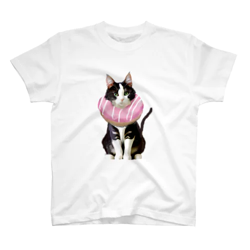 猫ドーナツ(苺) スタンダードTシャツ