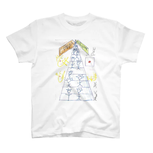 子どもたちの絵付き！マレーシアTシャツ Regular Fit T-Shirt