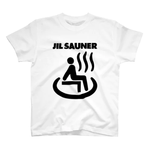 JIL SAUNER-ジルサウナー-サウナピクトグラム BIGロゴ スタンダードTシャツ