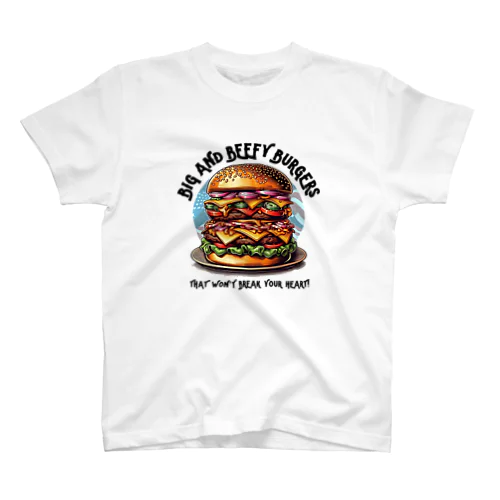 あなたを満足させるバーガーを! スタンダードTシャツ