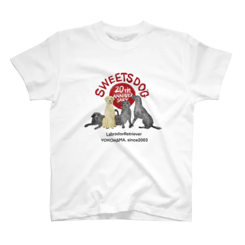 sweetsdog20周年アニバーサリー4LAB Regular Fit T-Shirt