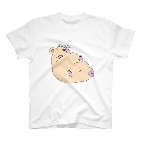 ころころたっぷりネズミくん（ミルクティー） Regular Fit T-Shirt