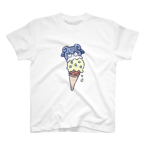 めるてぃんぐももぬかくん 透明ver. スタンダードTシャツ