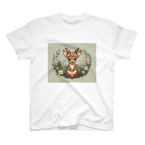 Flora Fawn スタンダードTシャツ