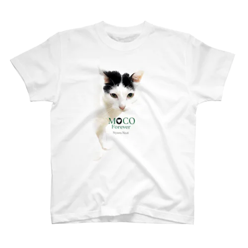 6匹の猫《ニャンズNo.6》モコちゃん スタンダードTシャツ