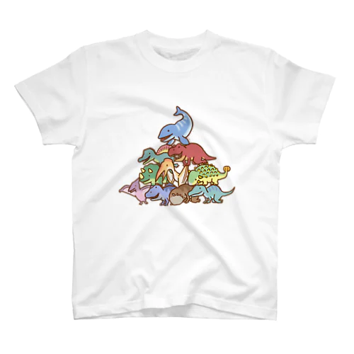 恐竜ピラミッド スタンダードTシャツ