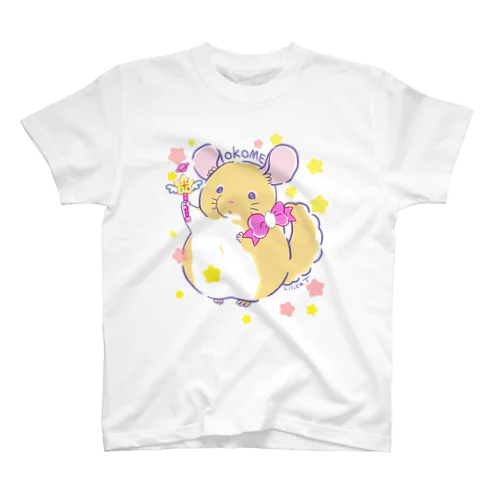 ファンシーなチンチラ(おこめくん柄) スタンダードTシャツ