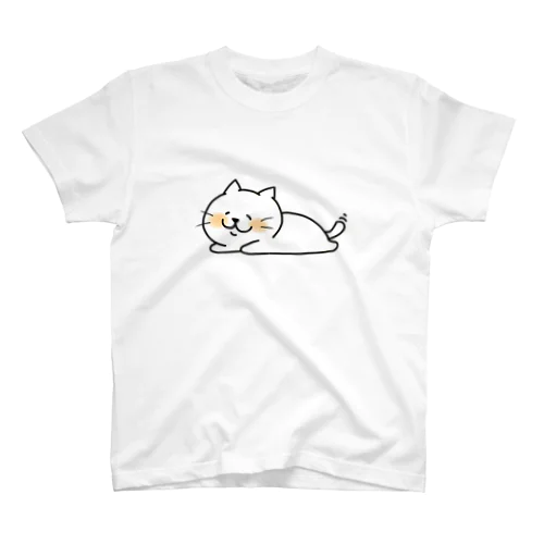 猫のニコのんびりTシャツ スタンダードTシャツ