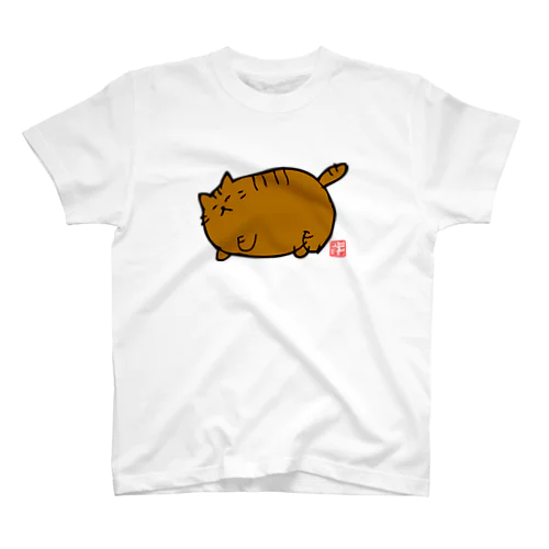 ボス猫ニャポ（デブ） スタンダードTシャツ