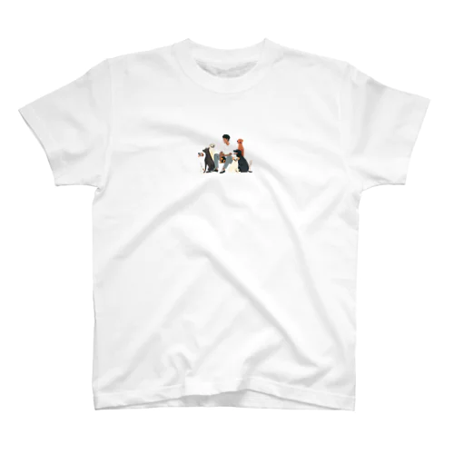 犬に囲まれて スタンダードTシャツ