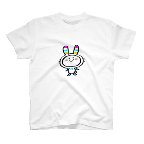 カラフルみみうさぎ Regular Fit T-Shirt