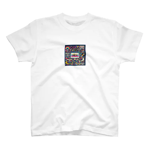 昭和レトロ80年代カセット Regular Fit T-Shirt