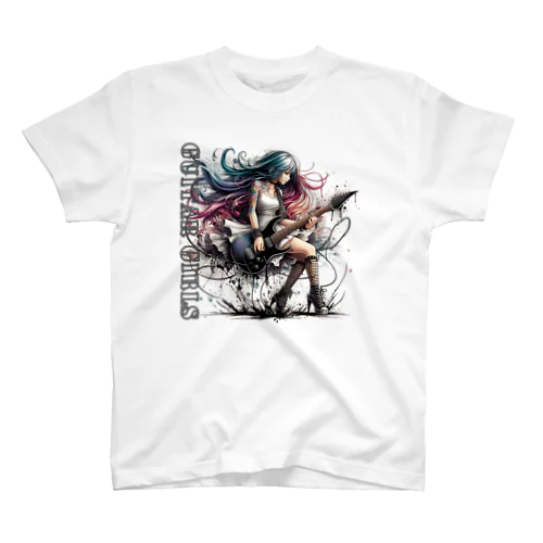 GUITAR GIRLS　８ Regular Fit T-Shirt