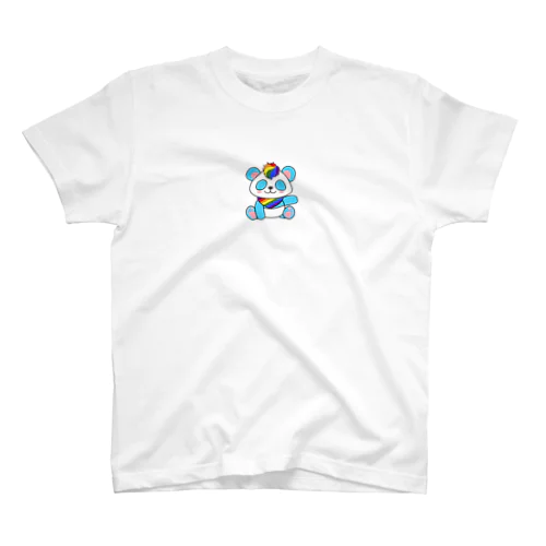 にじいろパンダ Regular Fit T-Shirt