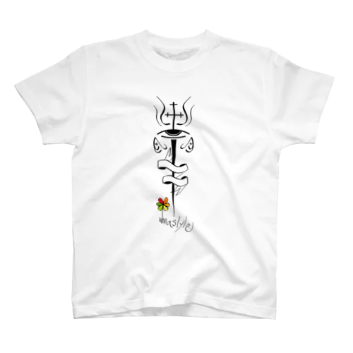 花すたいる Regular Fit T-Shirt