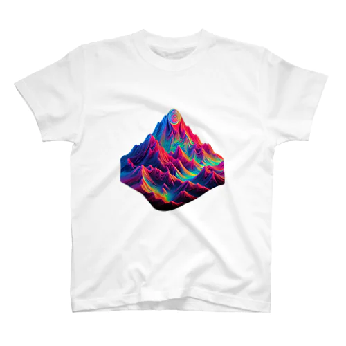 psychedelic mountain スタンダードTシャツ