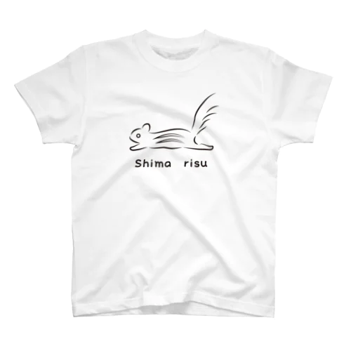 Shimarisu_モノクロ スタンダードTシャツ