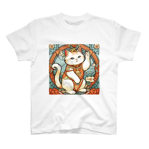 集客用子招き猫 Regular Fit T-Shirt