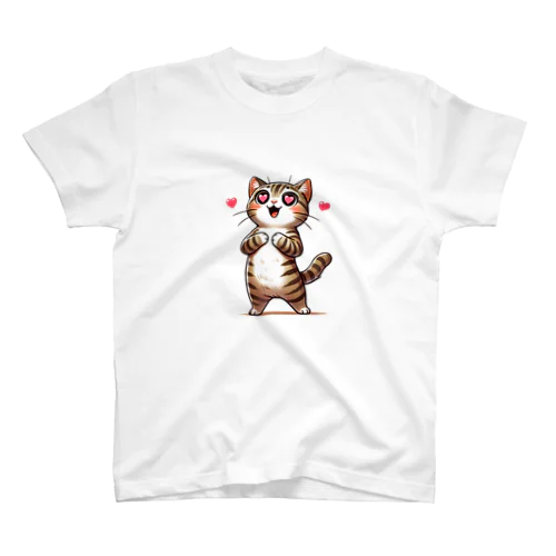 ときめき猫 Regular Fit T-Shirt