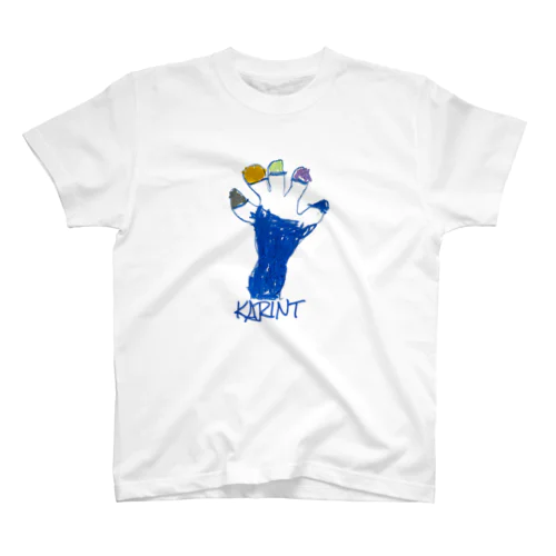 5歳児かりんの手書きイラストTシャツ「ＫＡＲＩＮＴ」 Regular Fit T-Shirt