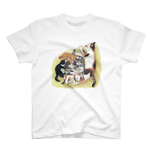 佐野早津紀　猫　XYZ Regular Fit T-Shirt