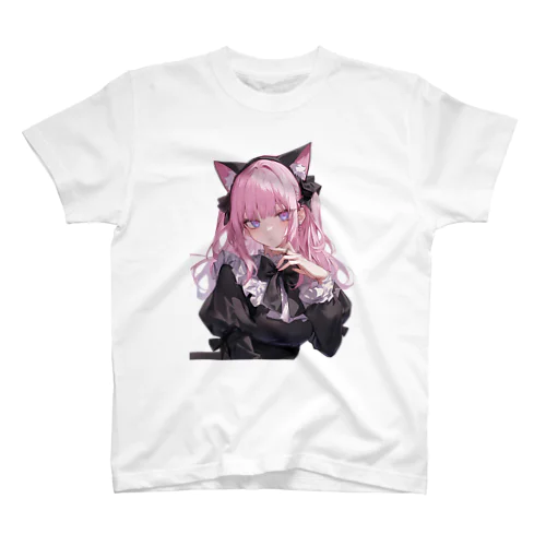 猫耳メイドガール♡ スタンダードTシャツ