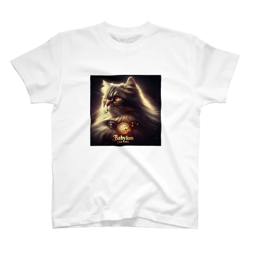 Persian Cat　Babylon channel Regular Fit T-Shirt