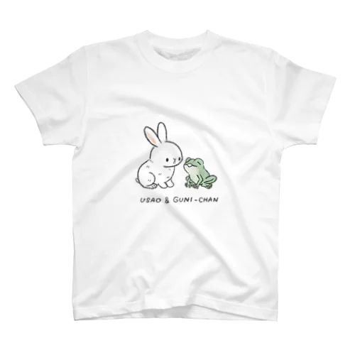 リアルなうさおとグニちゃん スタンダードTシャツ