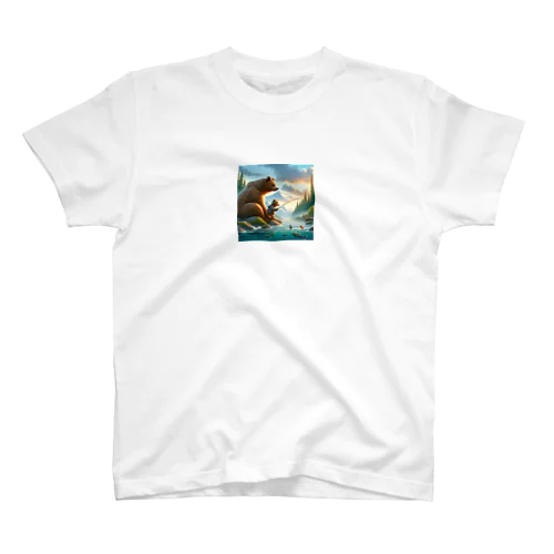 熊の親子 Regular Fit T-Shirt
