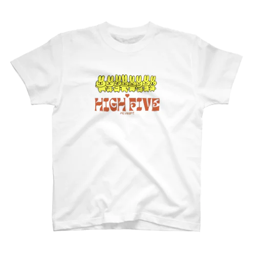 HIGH FIVE うさぎ８ Regular Fit T-Shirt