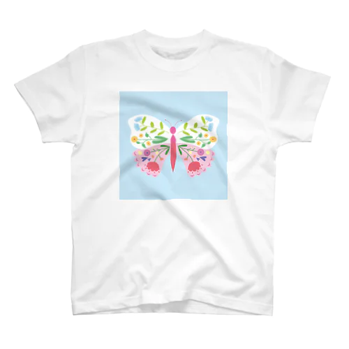 Flower butterfly スタンダードTシャツ