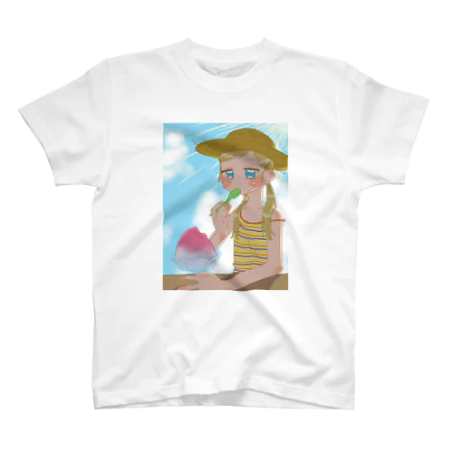 かき氷食べたいぜ🍧 Regular Fit T-Shirt