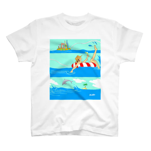 夏！今だけサマータイム Regular Fit T-Shirt