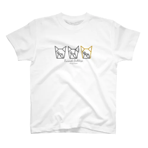 Furench Bulldogs Animal shapes Regular Fit T-Shirt