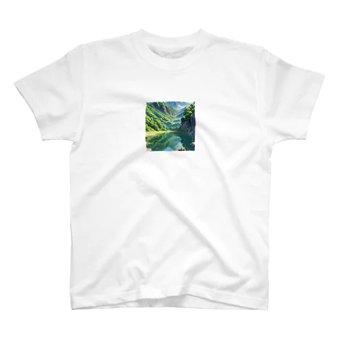 夏の渓谷 Regular Fit T-Shirt