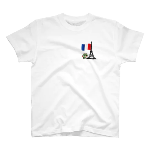 日本 応援 カッパくん PARIS OLYMPICS 2024 Regular Fit T-Shirt