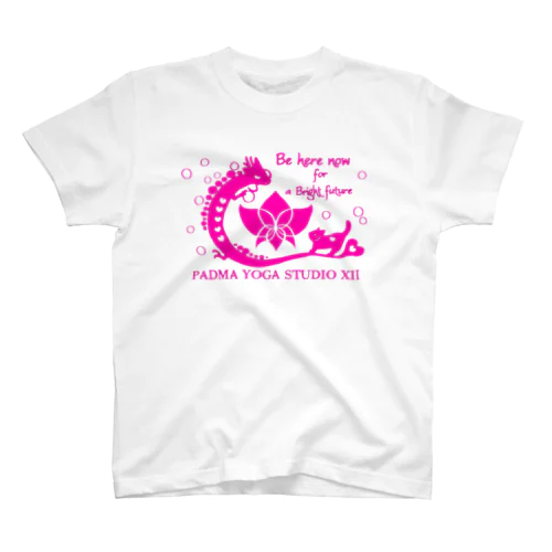 PADMA YOGA STUDIO XII ～龍くんと猫とロゴ～ スタンダードTシャツ