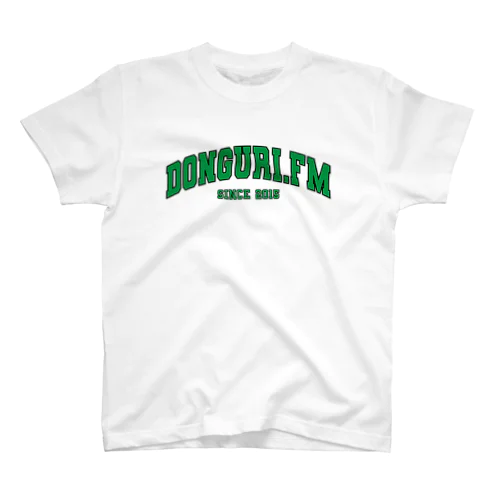 DONGURI college logo GREEN Regular Fit T-Shirt
