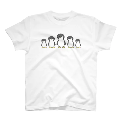 嵐に憧れる子供ペンギン スタンダードTシャツ