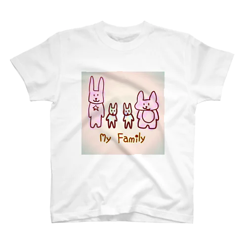 My Family(うさぎ) スタンダードTシャツ