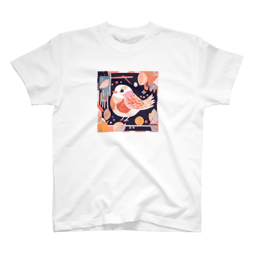 アート風の鳥 Regular Fit T-Shirt