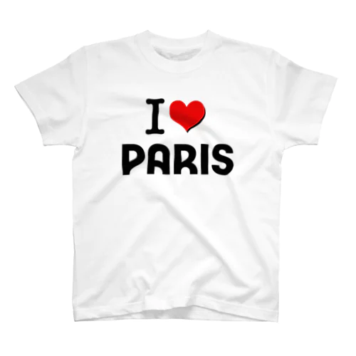 I LOVE　PARIS　PARIS2024　パリ スタンダードTシャツ