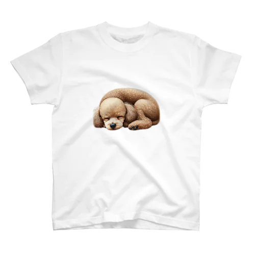 犬シリーズ3「プードル」おやすみなさい Regular Fit T-Shirt