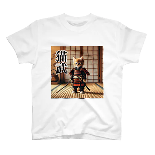 武士Cat スタンダードTシャツ