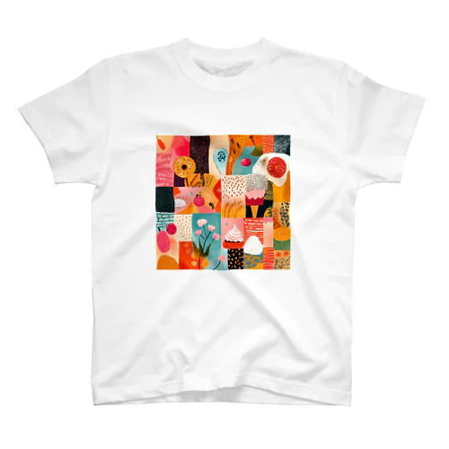 おやつのつぎはぎ Regular Fit T-Shirt
