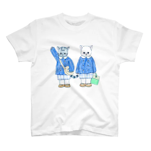 もんちんとミトンちゃんなかよし幼稚園 スタンダードTシャツ