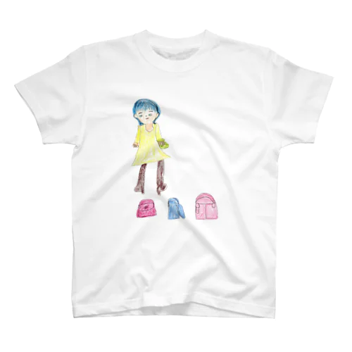 青い髪の女の子 Regular Fit T-Shirt